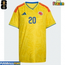 Kolumbien Juan Fernando Quintero #20 Heimtrikot Frauen WM 2026 Kurzarm